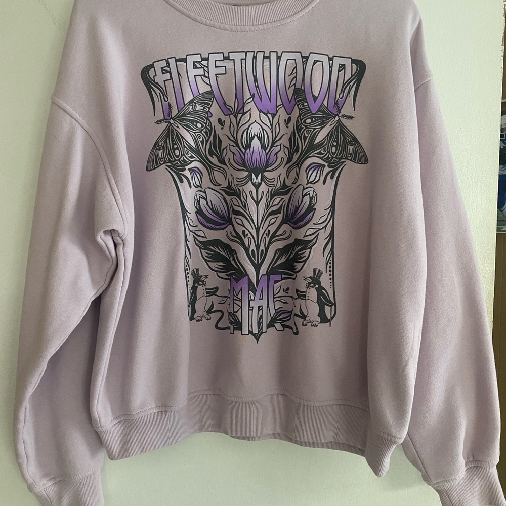 Fleetwood Mac Graphic Lavender Sweater
